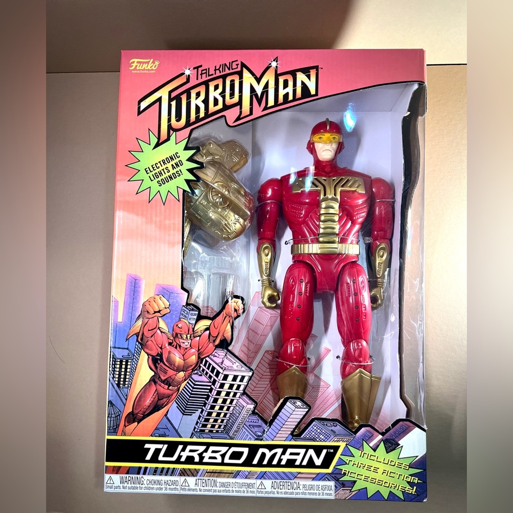 Funko Jingle All The Way Turbo Man Figure 13.5” Exclusive Brand New